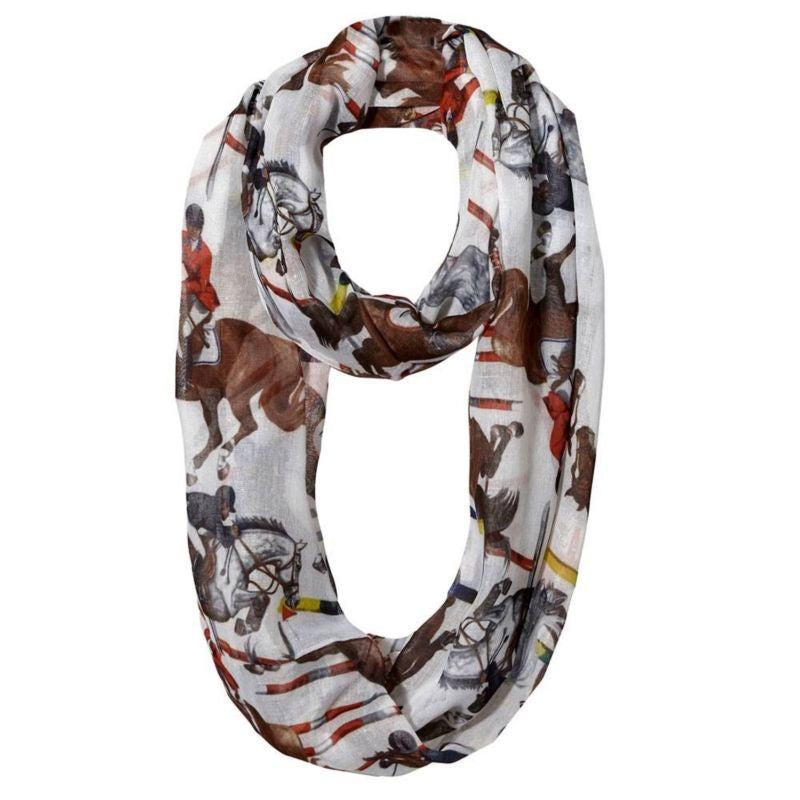 Gallop Horse Infinity Scarf Southwestern Stripe