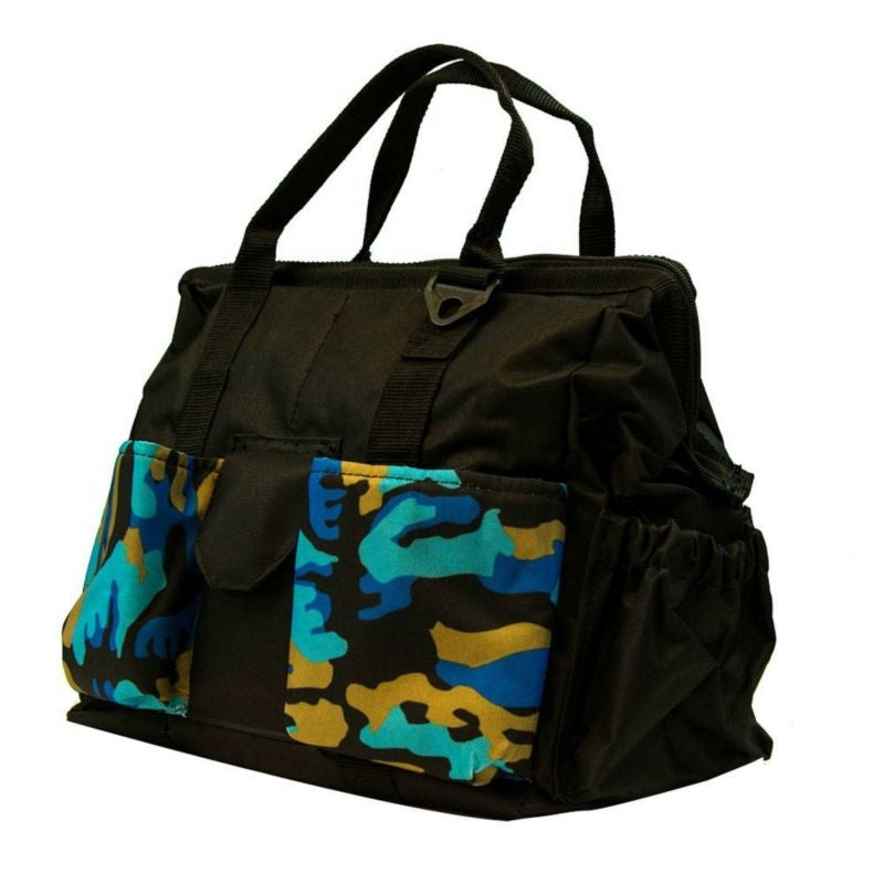 Large Grooming Tote Bag - Blue Camo Blue Camo