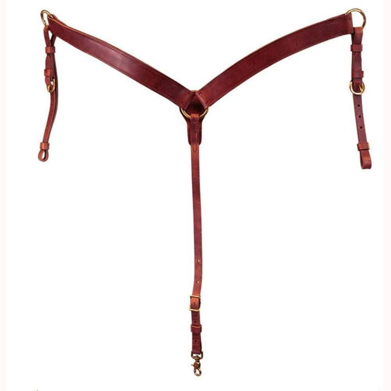 Western Breast Collar Latigo Leather Horse