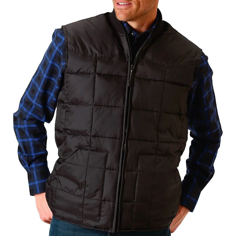 Roper Mens Rangegear Down Vest LG Black
