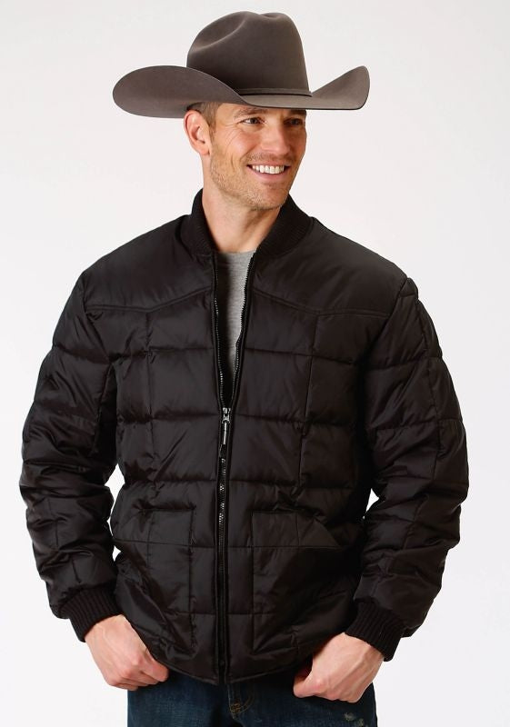 Roper Mens Rangegear Down Jacket LG Black