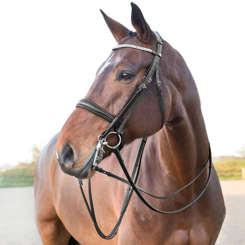 Horze Laelia Plain Leather Dressage Reins