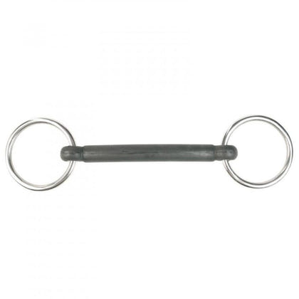 Horze MullenMouth Loose Ring Rubber Bit 4 Black