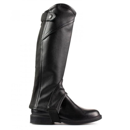 Horze Jr Leather Chaps 10 Black