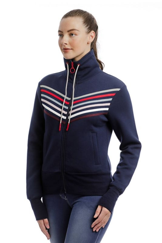 Horseware Ladies Cora Cowl Zip Top Large Navy