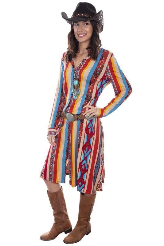 Scully Leather Serape Duster Medium Southwest