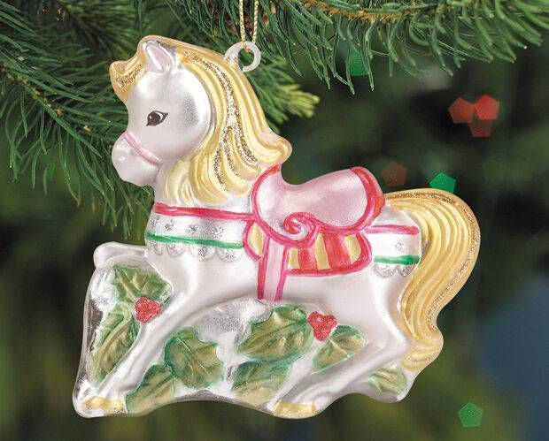 Breyer Blown Glass Ornament Golden Star