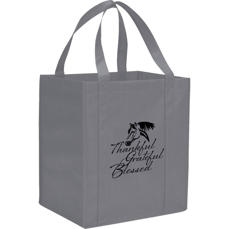 Kelley Reusable Grocery Tote - Thankful Grateful B