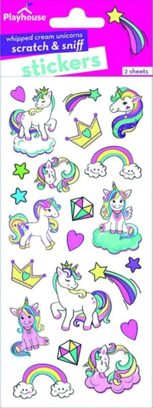 Kelley Unicorn Scratch & Sniff Stickers Whipped Cr