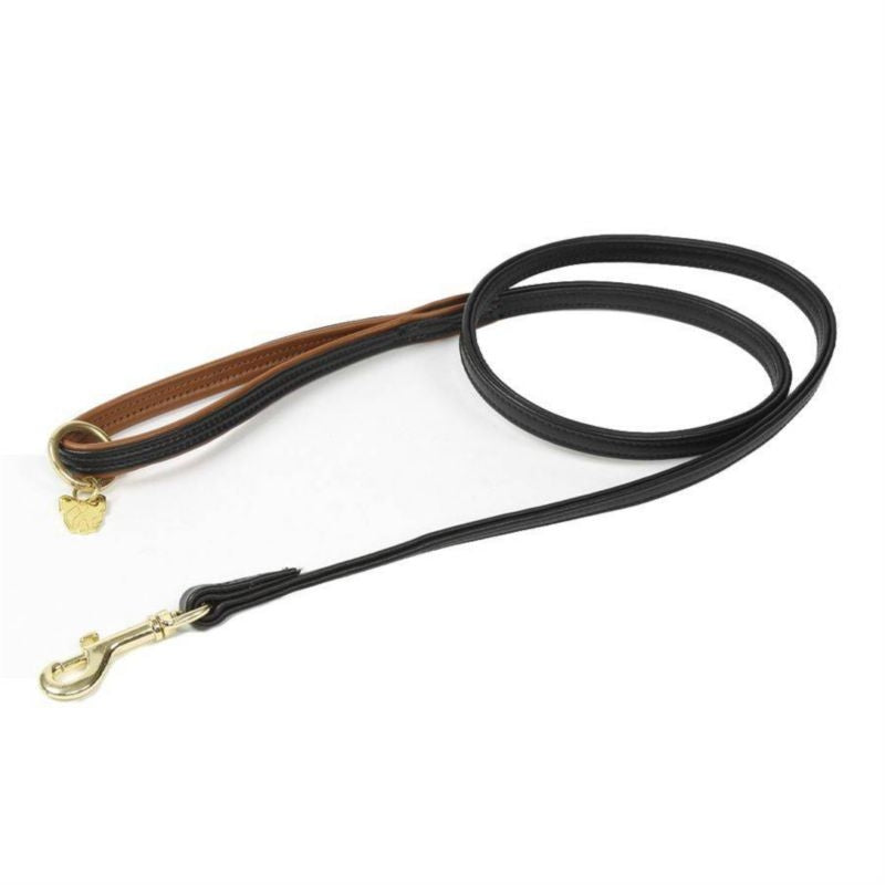 Digby and Fox Padded Leather Dog Lead