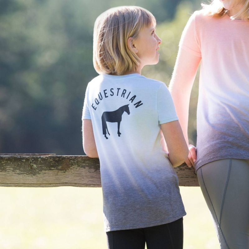 Irideon Kids Dip Dye "Equestrian" Tee Shirt
