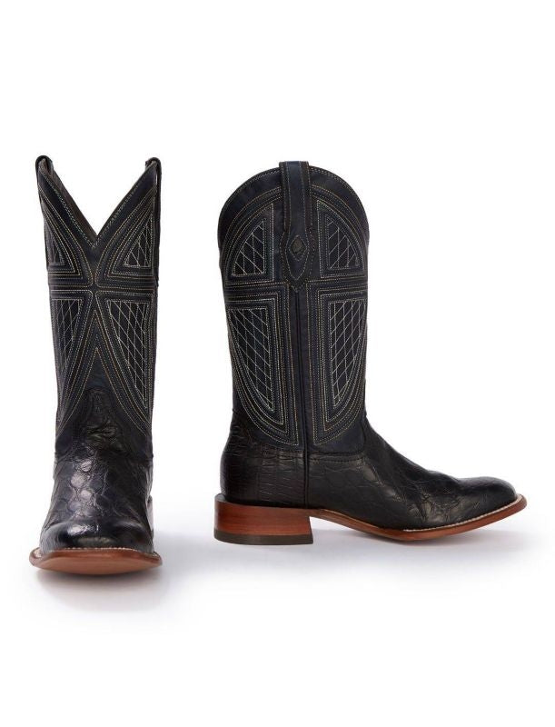 Stetson Mens Falls Alligator Cowboy Boots 10 D