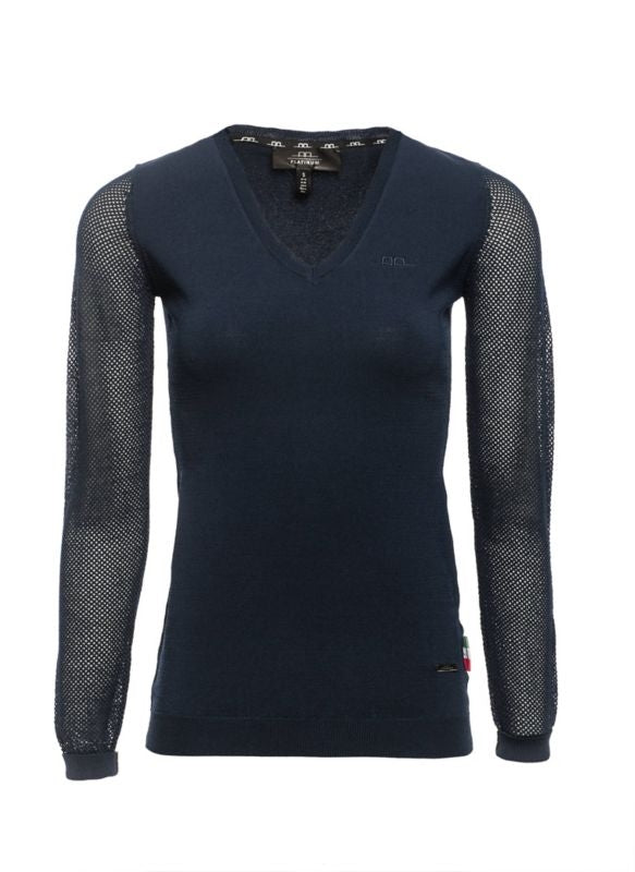 Alessandro Albanese Ladies Sweater with Perforated