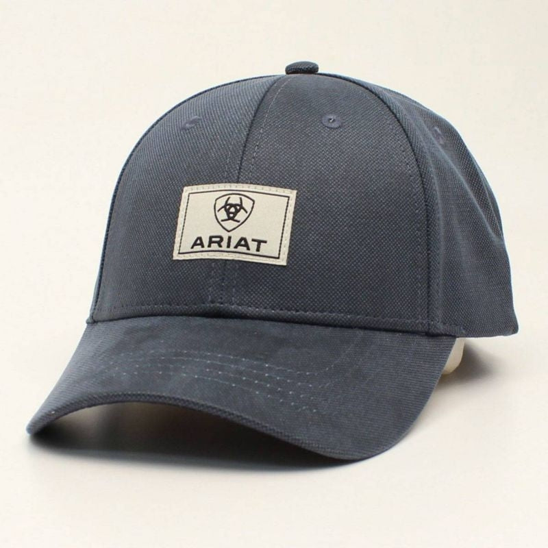 Ariat Mens Oilskin Logo Cap Navy