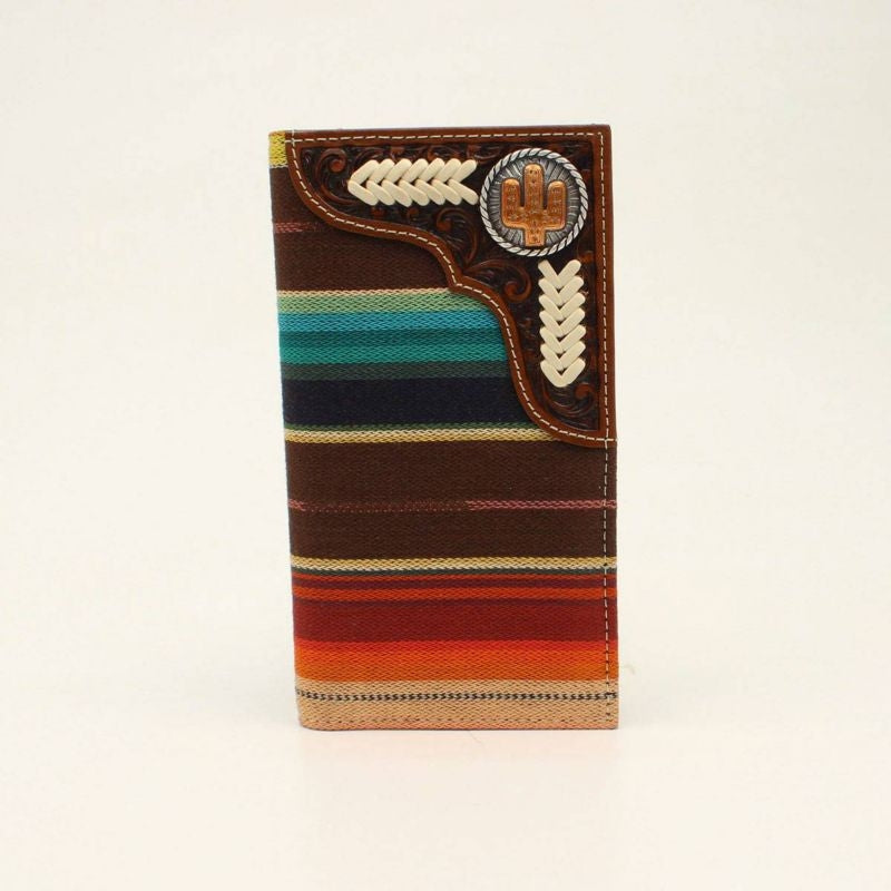 Nocona Mens Rodeo Serape Wallet Brown/Multi