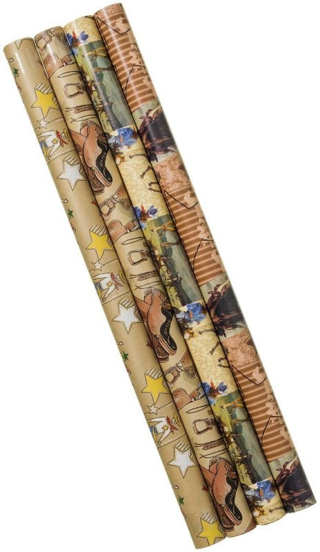 Gift Corral Western Gift Wrap Assortment