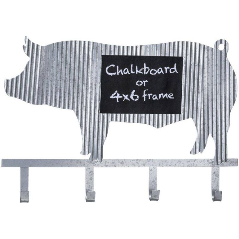 Gift Corral Metal Pig Chalkboard