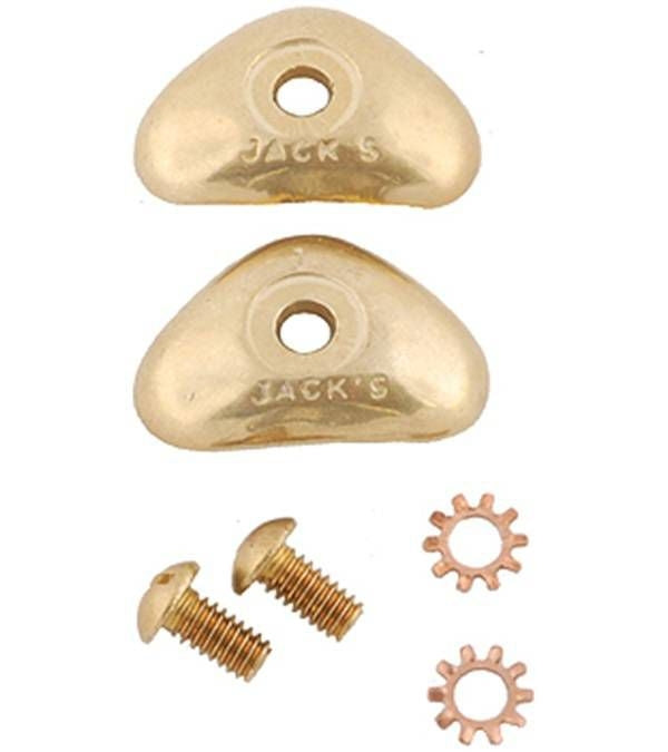Jacks Toe Weight Top Plates 1 oz Brass