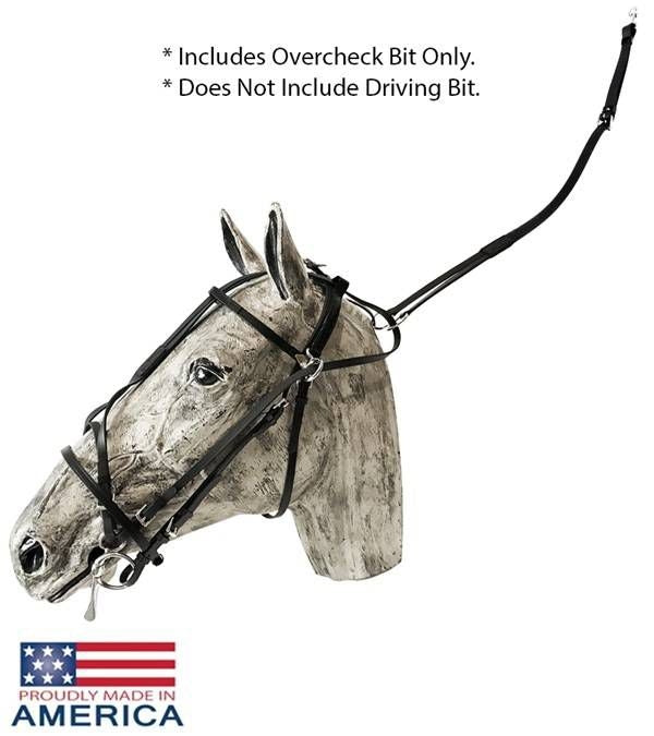 Feather-Weight US Style Double Overcheck Bridle Op