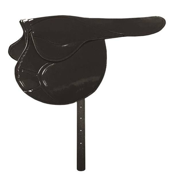 Jacks Clarino Thoroughbred Jockey Saddle 14 oz Bla