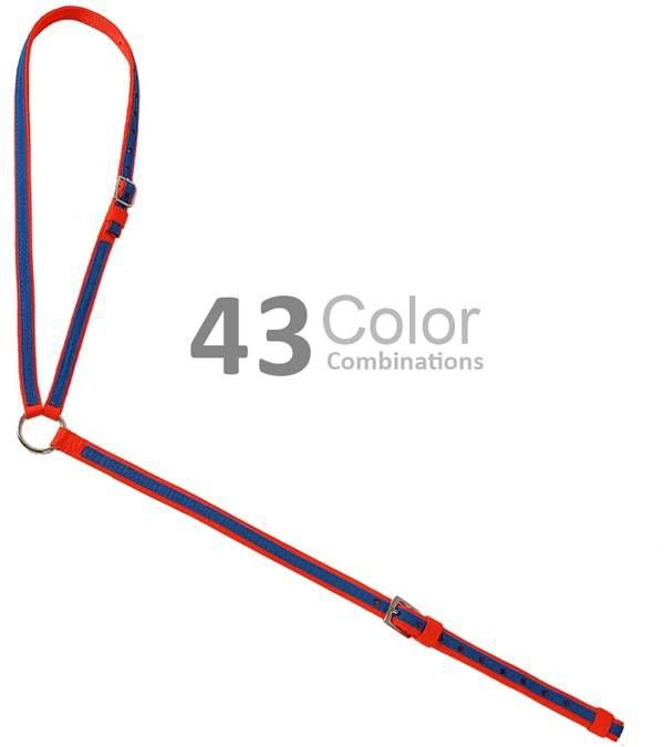 Jacks Two Tone Racing Martingale Yoke Purple/White