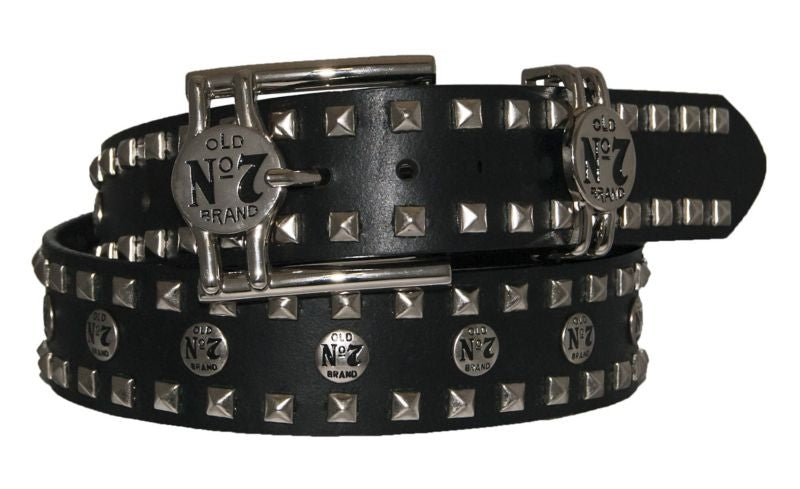 Jack Daniel's Old No.7 Leather Belt with Studs 34