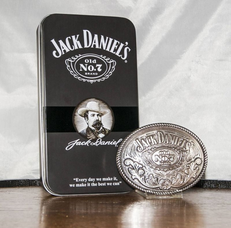 Jack Daniels Oval Old No.7 Western Buckle 4x3 Nick