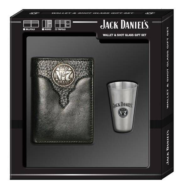 Jack Daniel's Wallet & Shot Glass Gift Set Assortm