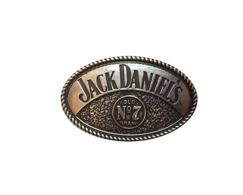 Jack Daniel's Oval Western Buckle with Rope Edge 4