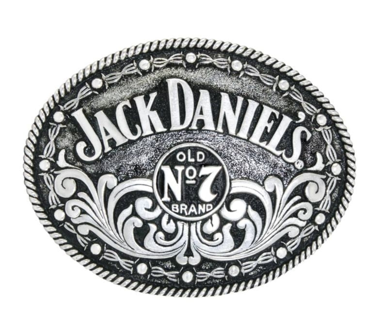 Jack Daniel's Made in USA Barbed Wire Western Belt