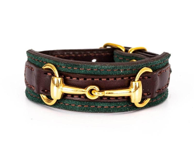 Perris Padded Bit Leather Bracelet