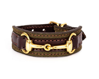 Perris Padded Bit Leather Bracelet