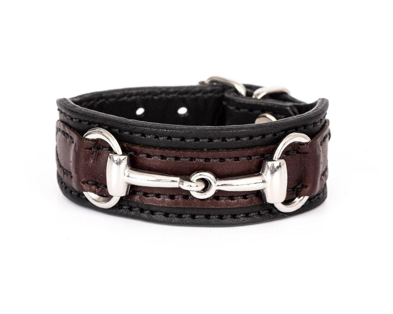 Perris Padded Bit Leather Bracelet