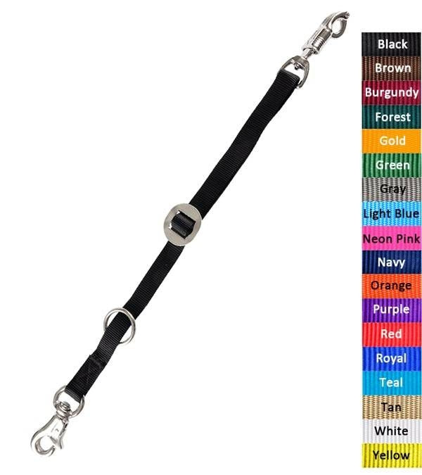 Jacks Trailer Tie with Iron Bull Snaps Adjusts to