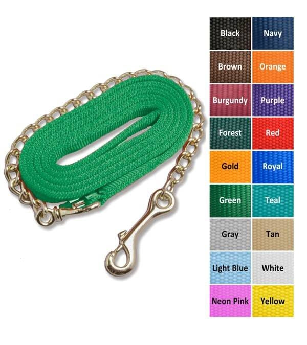Jacks Lead Shank with 36" Solid Brass Chain