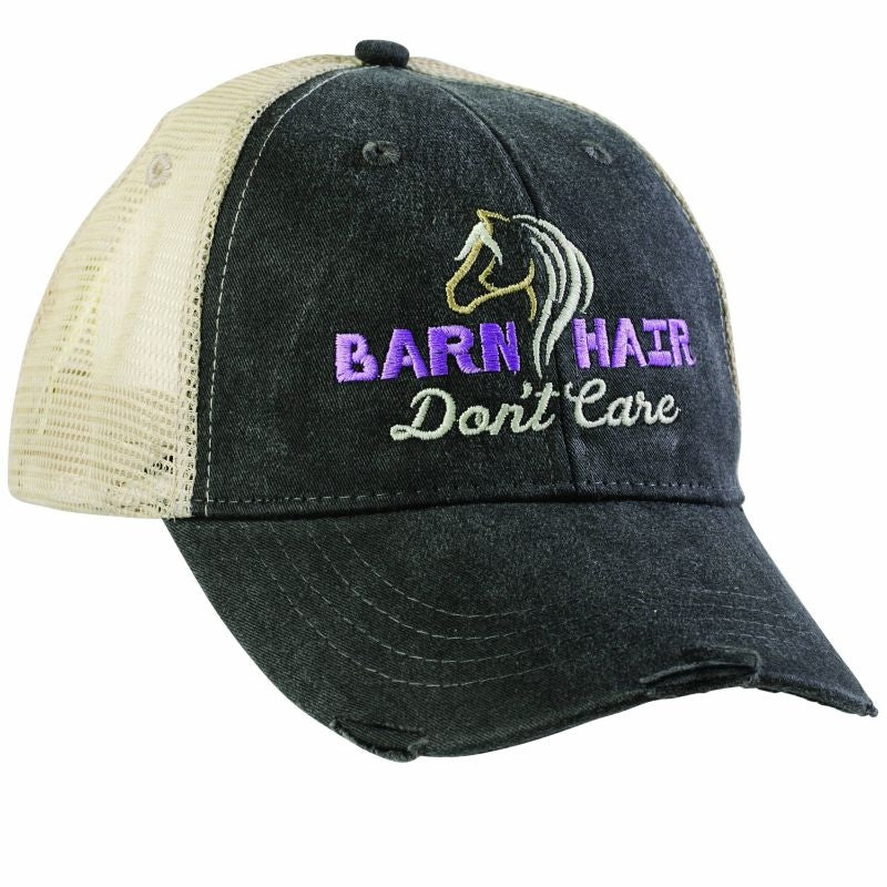 Barn Hair Don't Care Mesh Back Cap Black/Purple