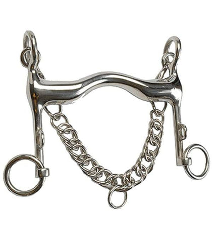 Jacks Hollow Low Port Weymouth Bit 5" Stainless St