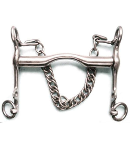 Jacks Low Port Weymouth Bit 5-1/2" German Silver