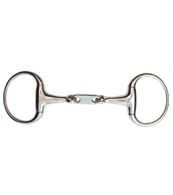 Jacks Dr Bristol Eggbutt Snaffle Bit 5" Stainless