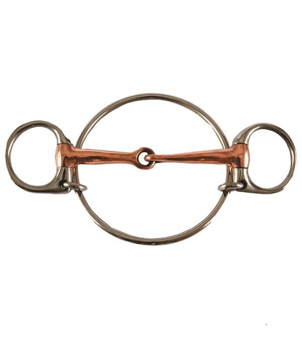 Jacks Dexter Ring Racing Copper Mouth Bit 4-3/4" S