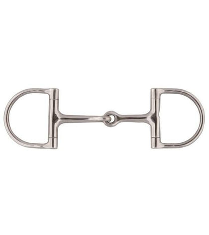 Jacks Jointed Mouth Dee Ring Snaffle Bit 4-3/4" St