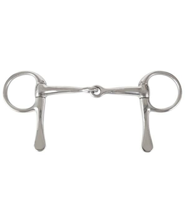 Jacks Half Cheek Snaffle Bit 3-1/2" Stainless Stee