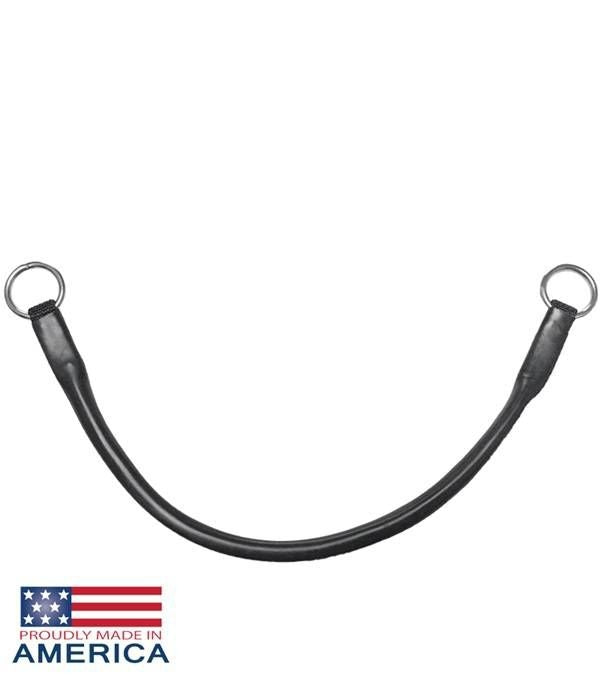 Feather-Weight Jaw Strap with Rubber 16" Black