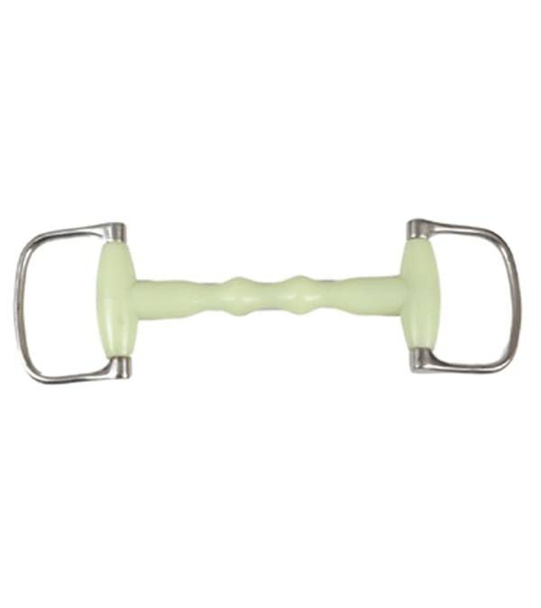 Jacks Apple Mullen Shaped Mouth Dee Ring Bit 5" St