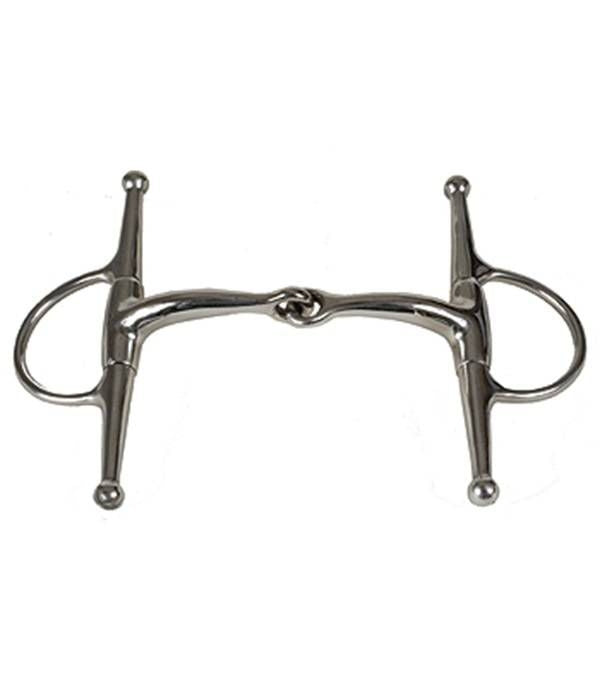 Jacks Curved Mouth Full Cheek Bit 5" Stainless Ste