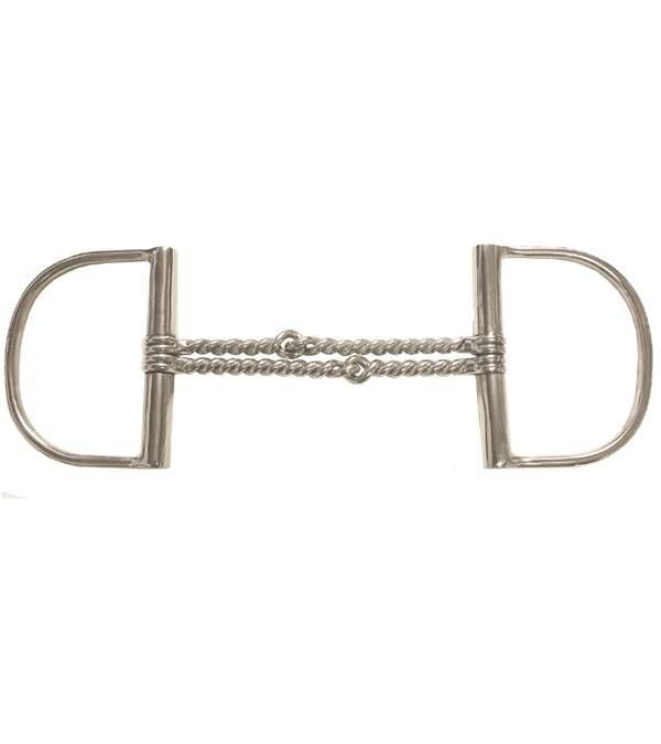 Jacks Double Twisted Wire Dee Ring Bit 5" Stainles