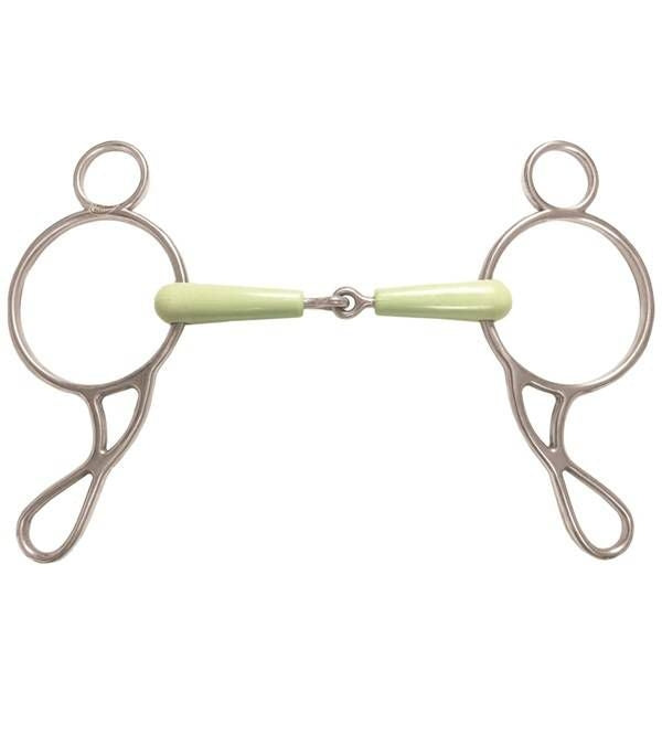 Jacks Wonder Jointed Apple Gag Bit 5" Stainless St