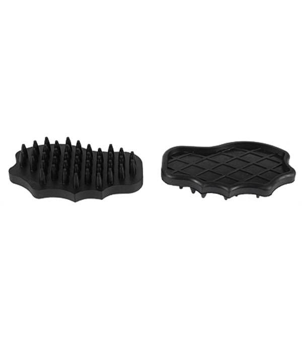 Jacks Oblong Rubber Curry 5 3/4" x 3" Black