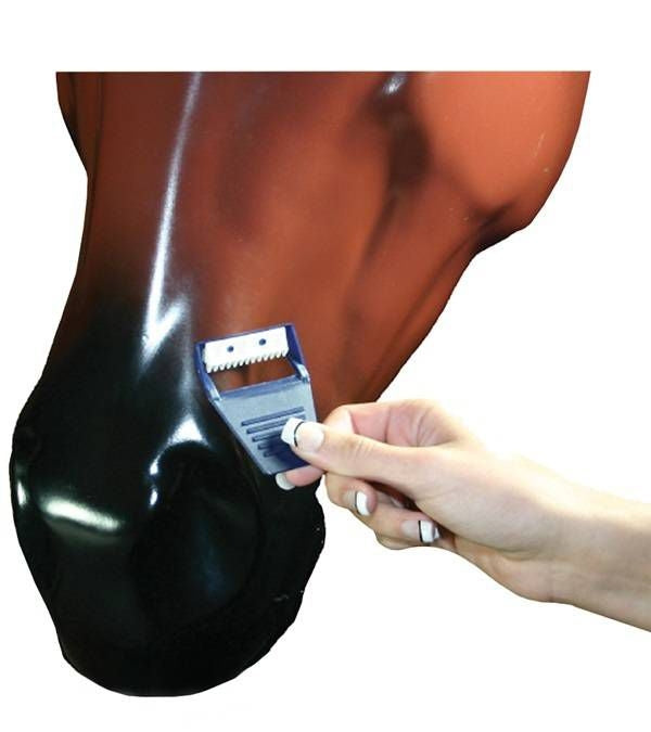 Jacks Horse Shaver 6" wide x 2" thick Navy
