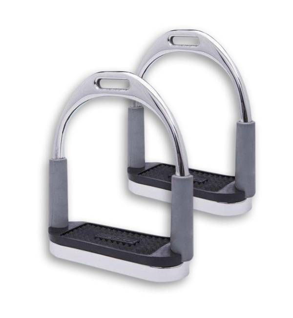 Stubben SEQ Plus Stirrup Irons 4-3/4" Stainless St